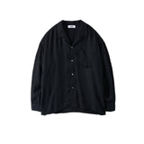 REVERBERATE / OPEN COLLAR SHIRT