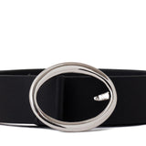 PHOTOCOPIEU / OVAL BUCKLE LEATHER BELT