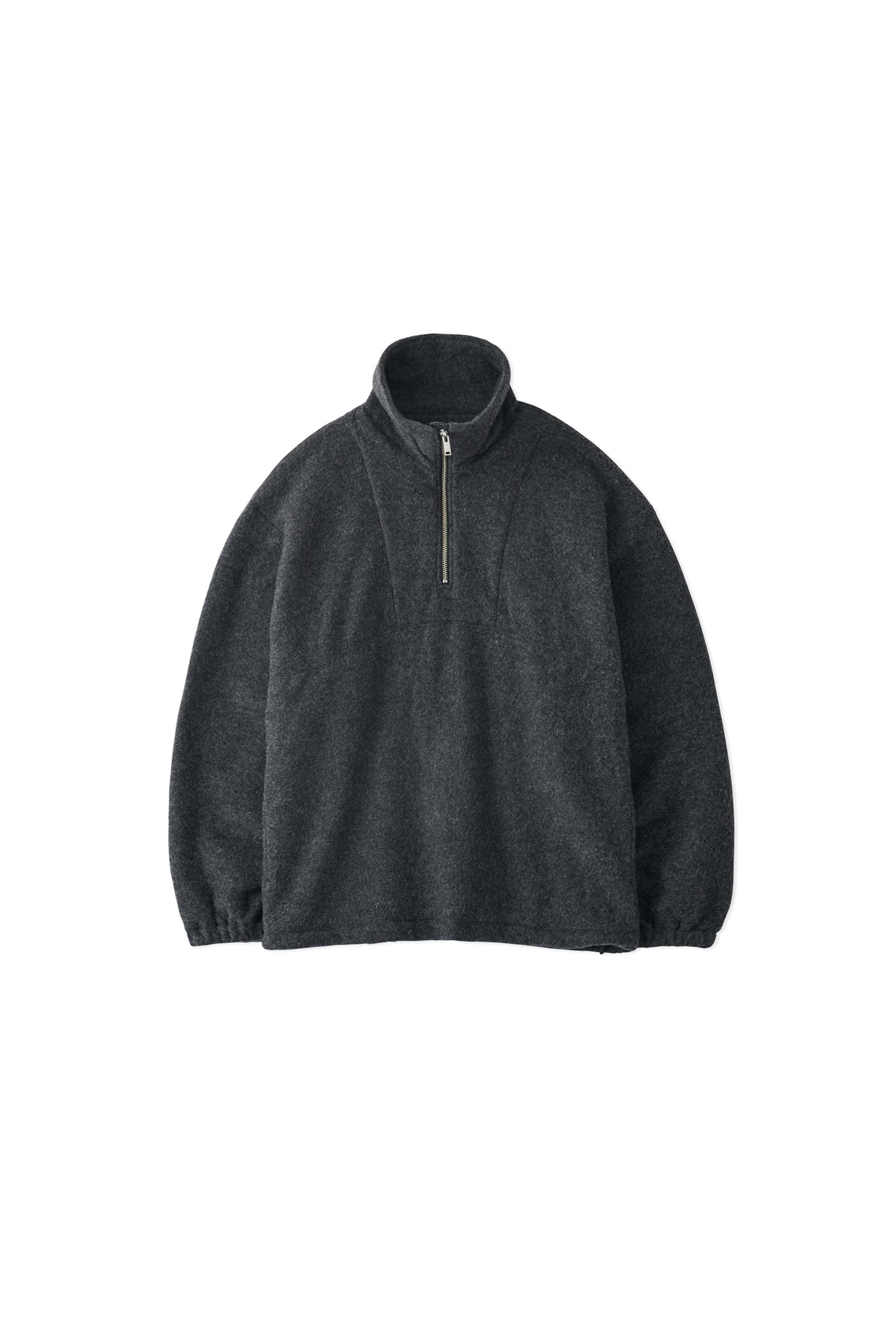 YOKE / Wool Fleece Half Zip Pullover – carol ONLINE STORE