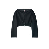 FETICO / Mohair knit short cardigan