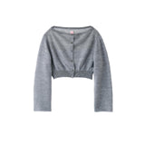 FETICO / Mohair knit short cardigan