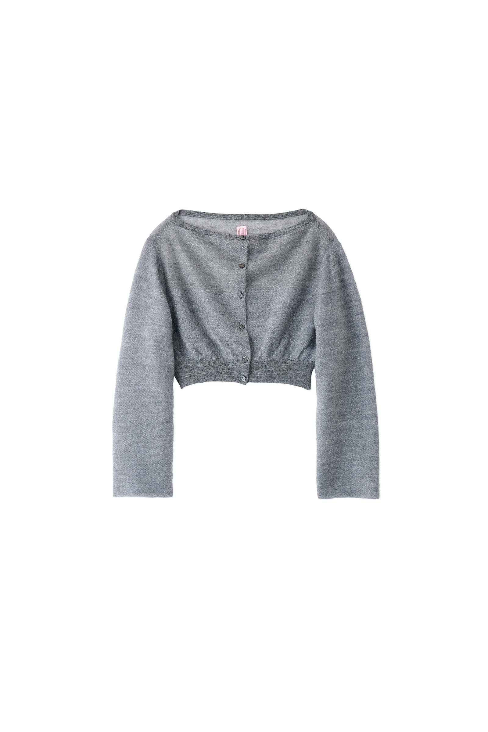 FETICO / Mohair knit short cardigan