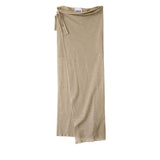 GABRIELA COLL GARMENTS / LINEN JERSEY WRAP SKIRT