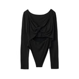 determ; / Collagen Twisted Back Bodysuit