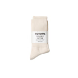 ROTOTO / ORGANIC DAILY 3 PACK RIBBED CREW SOCKS