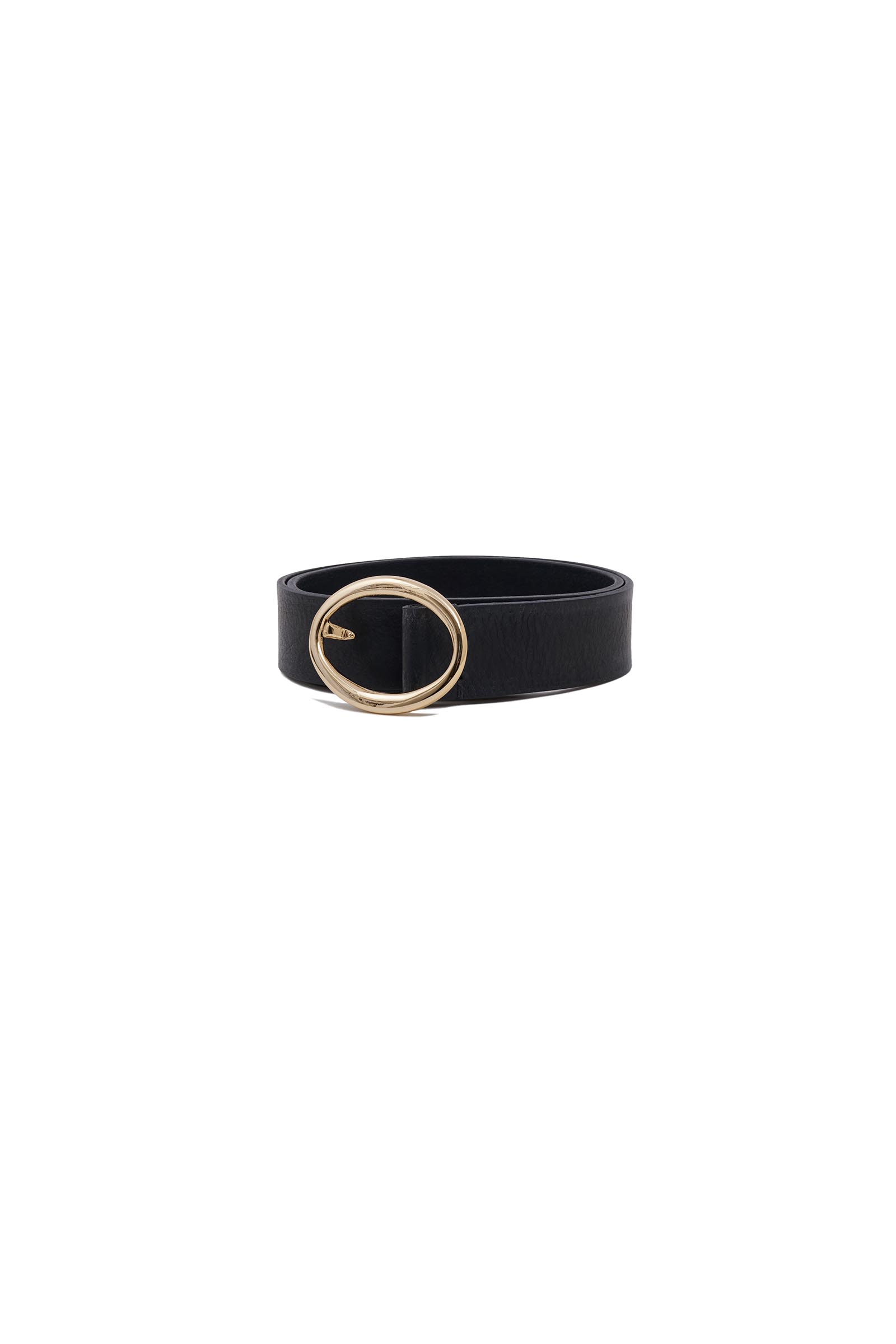 PHOTOCOPIEU / OVAL BUCKLE LEATHER BELT
