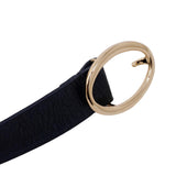 PHOTOCOPIEU / OVAL BUCKLE LEATHER BELT