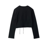 PHOTOCOPIEU / DRAWSTRING DETAIL TOP