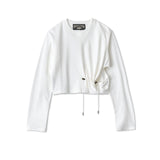 PHOTOCOPIEU / DRAWSTRING DETAIL TOP