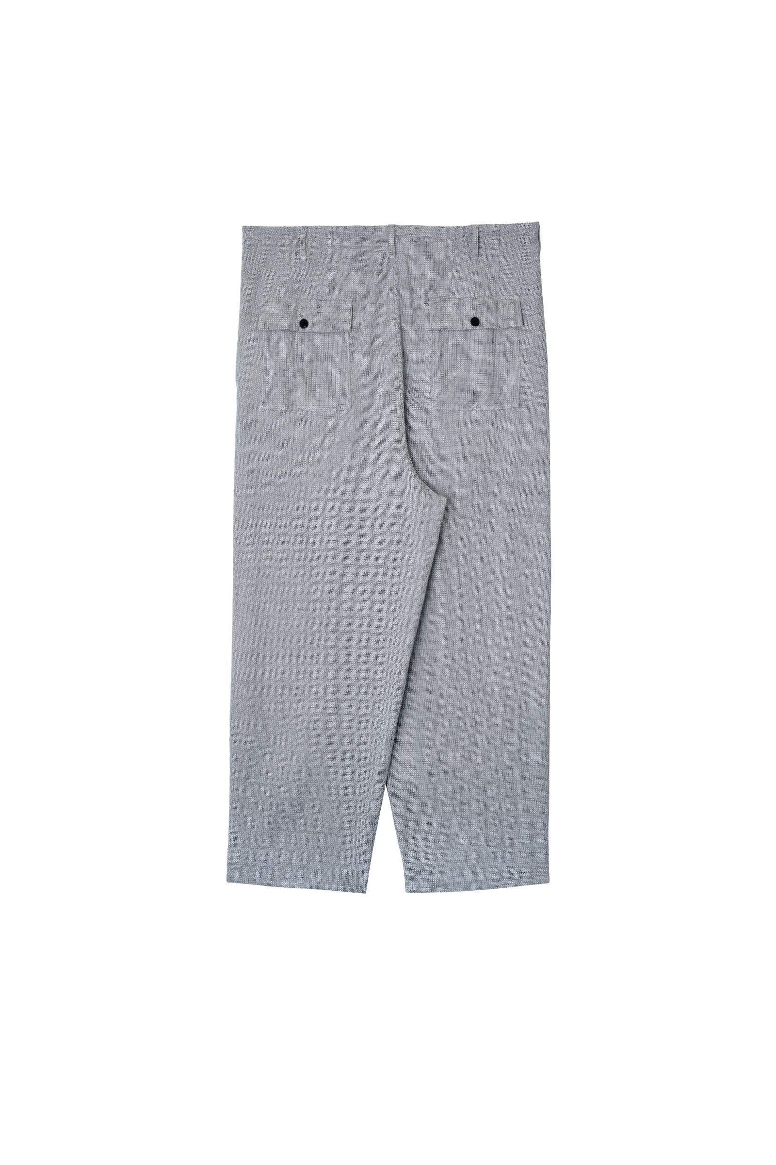 nonnotte / 2-Tuck Draw Cord Wide Trousers