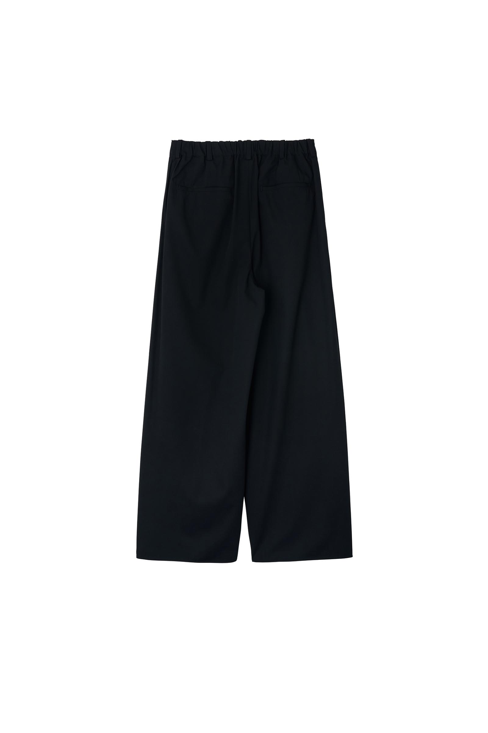 nonnotte / Draping Crotch Box Pleats 1Tuck Trousers