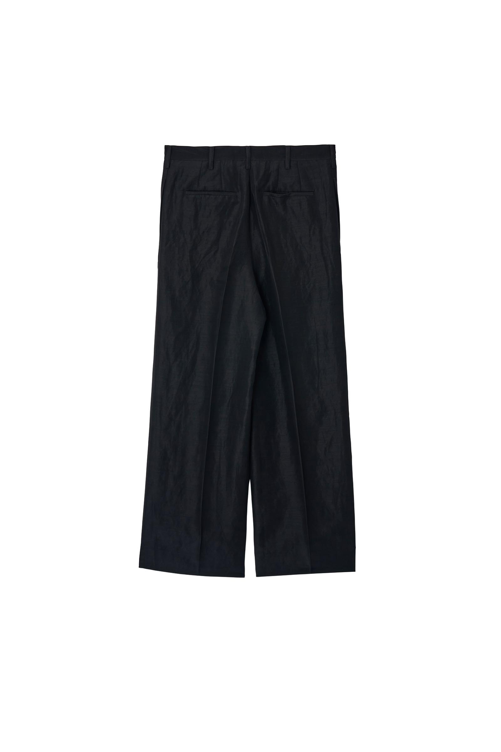 nonnotte / Draw Cord Wide Straight Trousers