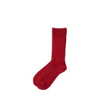 ROTOTO / COTTON WOOL RIBBED CREW SOCKSSHMERE
