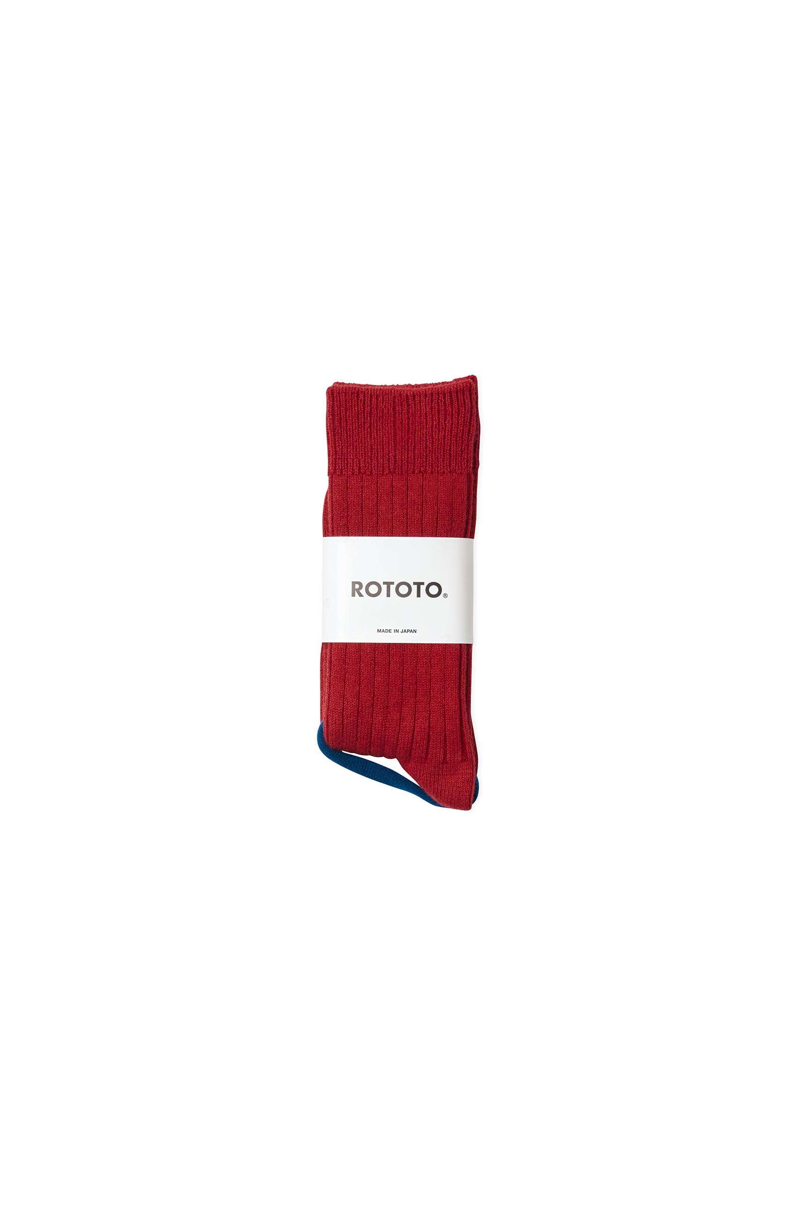 ROTOTO / COTTON WOOL RIBBED CREW SOCKSSHMERE