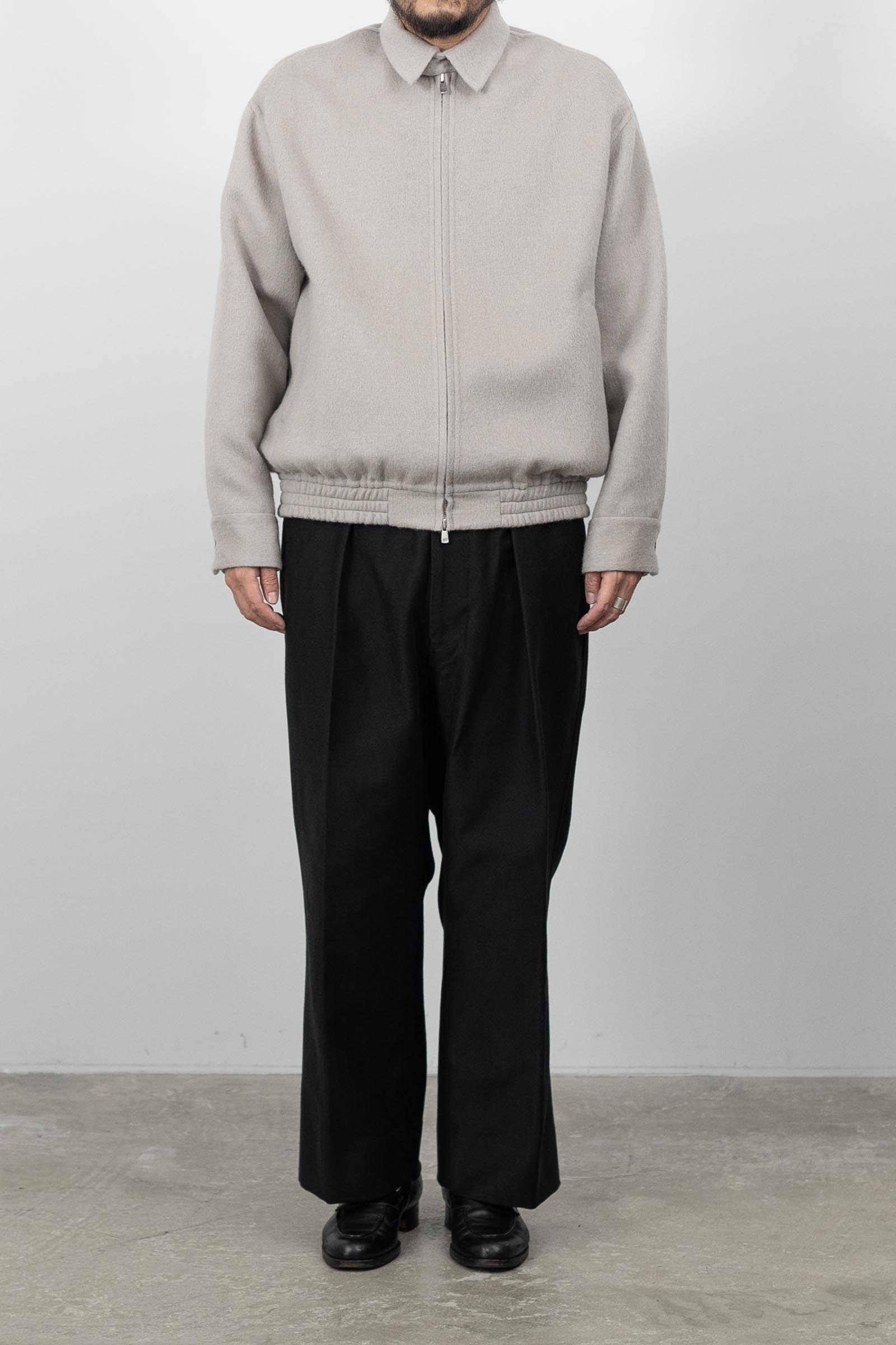 ノノット nonnotte ジップアップジャケット nonnotte / Zip Up Blouson -Smoke Grey-