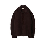 YOKE / FRONT ZIP CARDIGAN