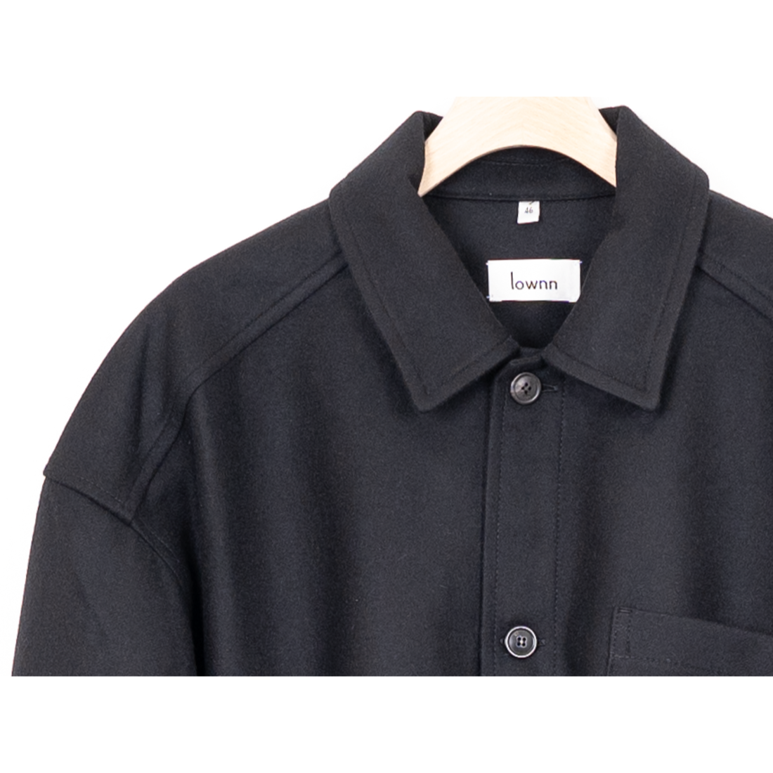 lownn / Split Shirt Chemise Ouverte (Fendue)（flannel wool）