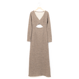 ERiKOKATORi / wool sweat cutout dress