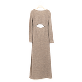 ERiKOKATORi / wool sweat cutout dress